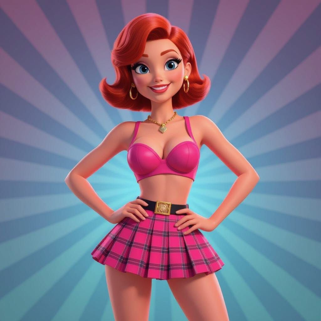 Penny from Inspector Gadget in Pixar-Inspired 3D