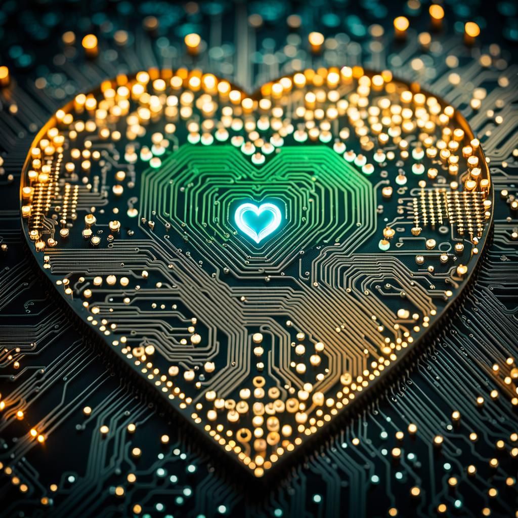 heart-shaped microchip