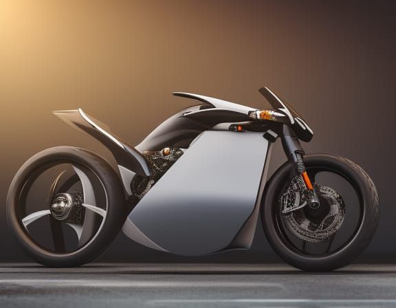 futuristic motorcycle concept inspired by Egyptian mythology
