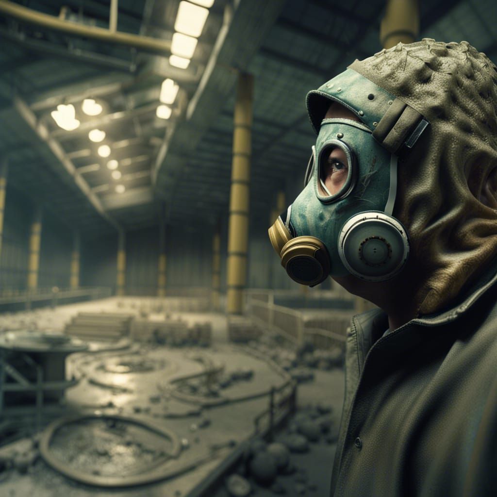 Chernobyl Meltdown: Radiation Zone in Detailed Matte Paintin...