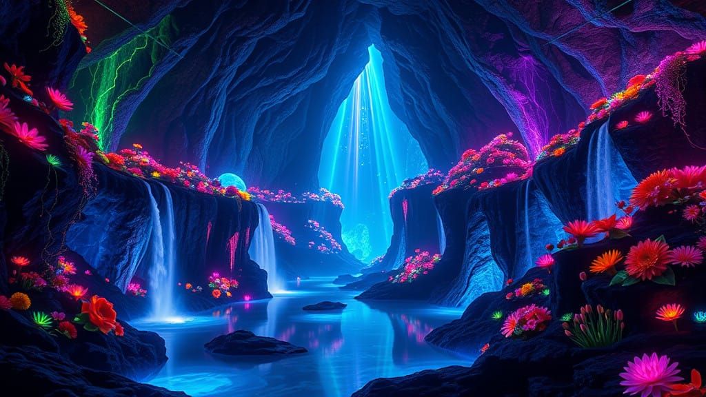 Ethereal Glow of Radiant Caverns