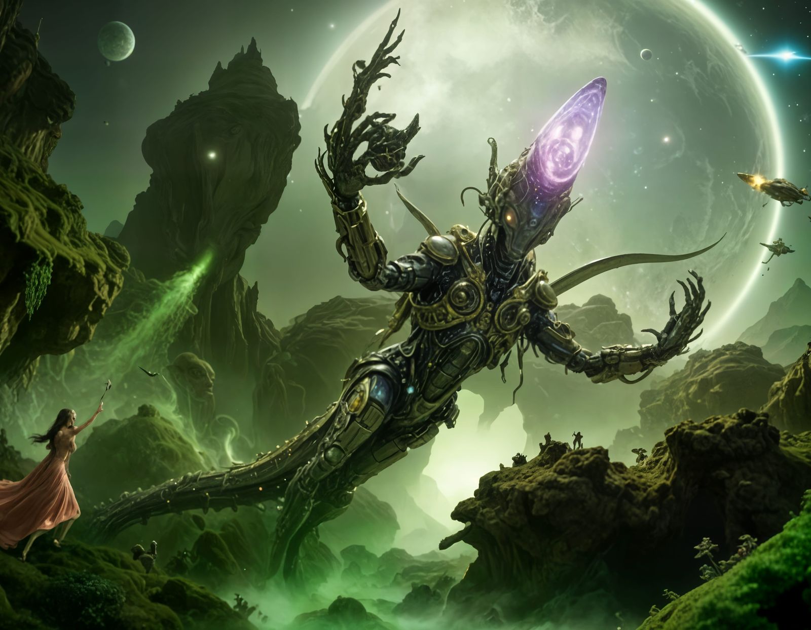 'Cosmic Lizard' is going down Hard but this Witch is delivering another sizzling shot while operating in close quarters