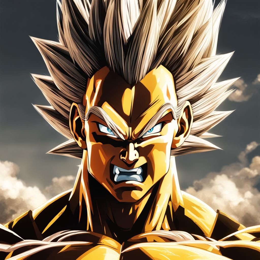 Hyper-Realistic Super Saiyan Powering Up