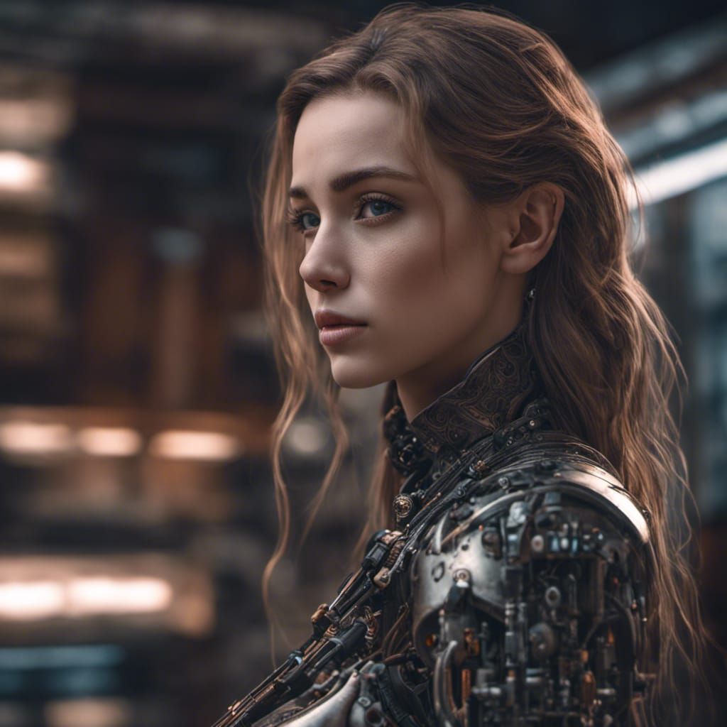 Hyperrealistic AI Girlfriend Portrait in High Definition