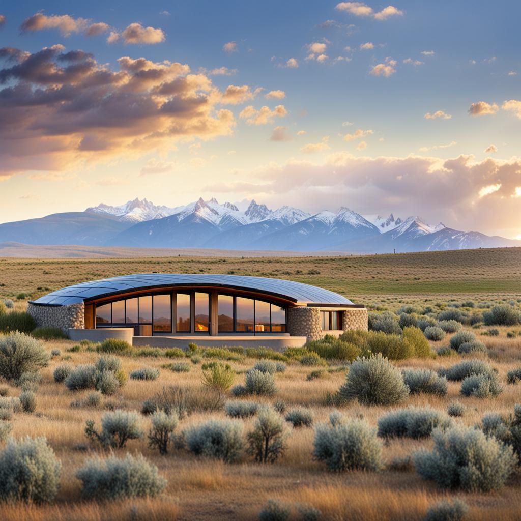 Earthship Home on Sagebrush Prairie