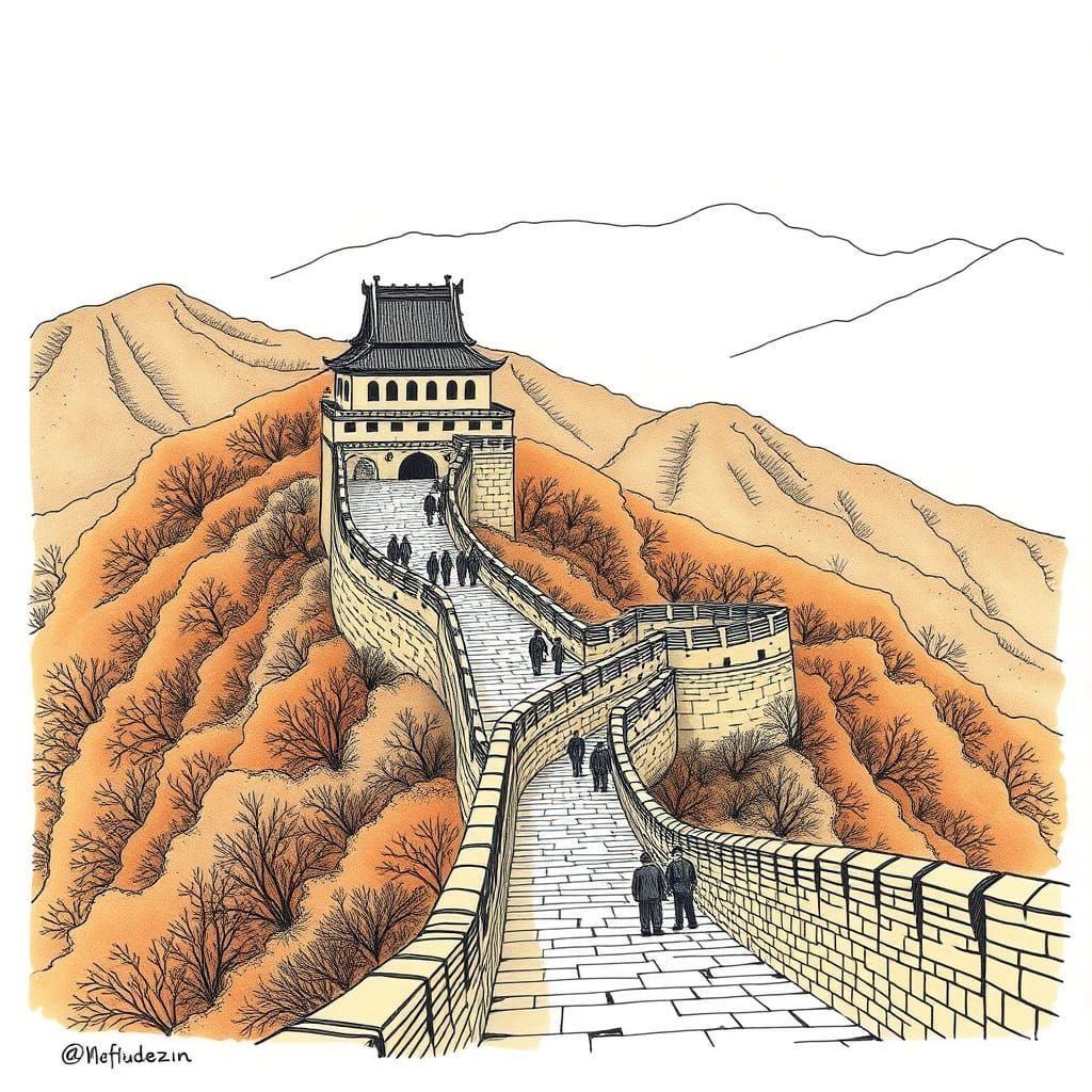 The great wall of China