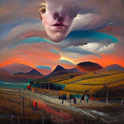 Intense Superhero Digital Art