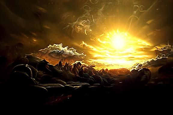 Ask not the sun, why she sets-