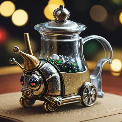 Cyborg Snail Christmas Eve Feast