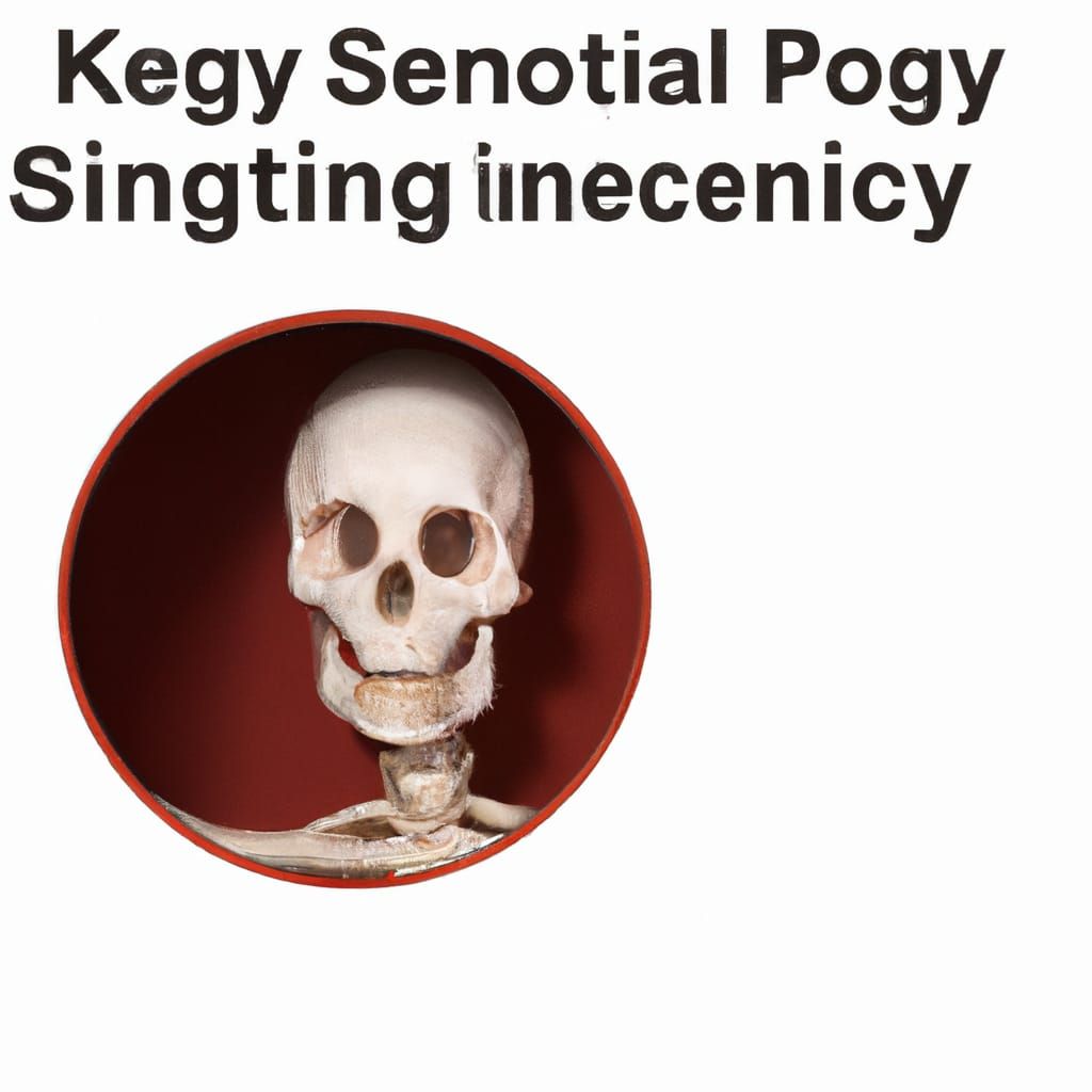 Medical Skeleton at Ringcam Peephole