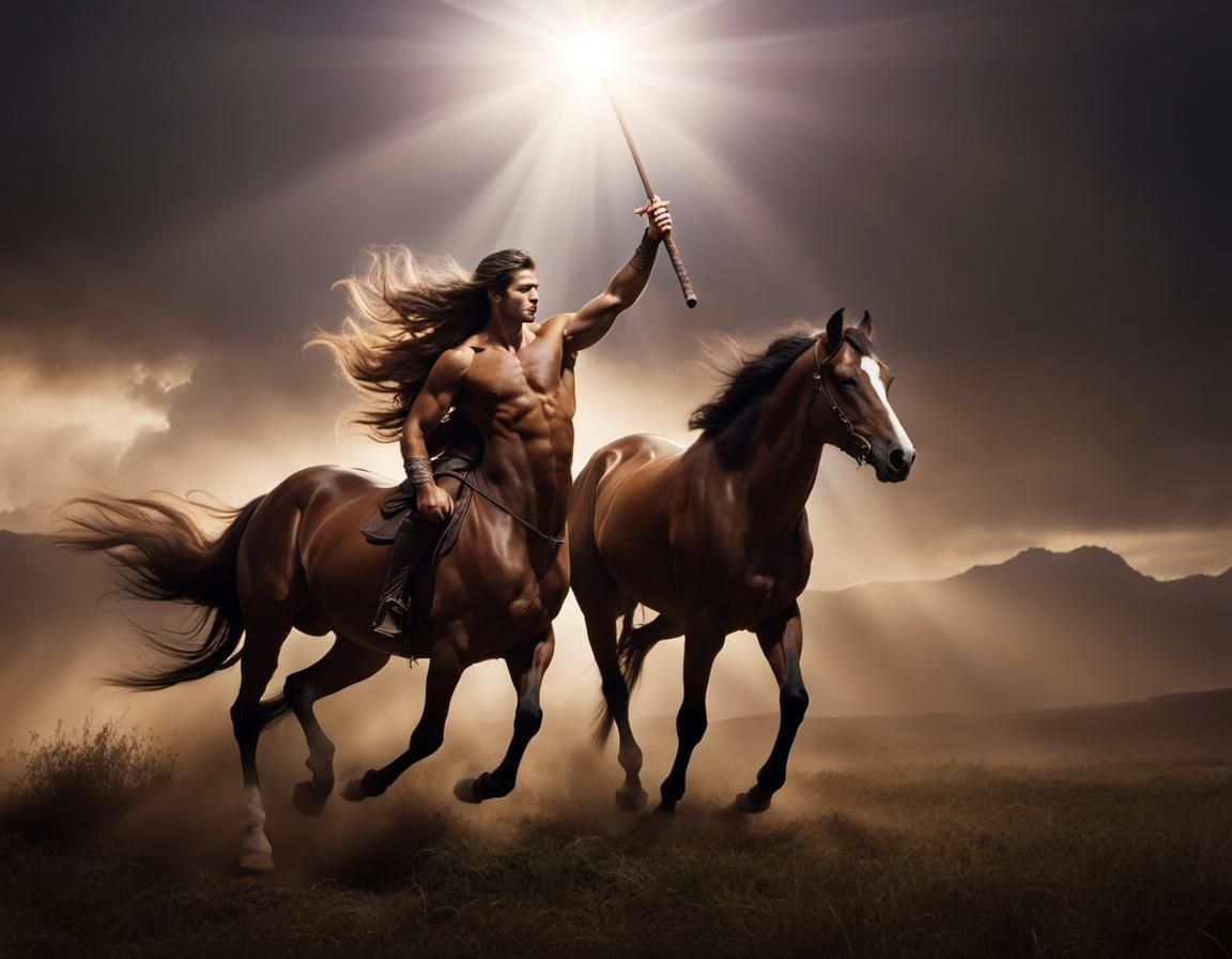 Beautiful Centaur with Dynamic Lighting