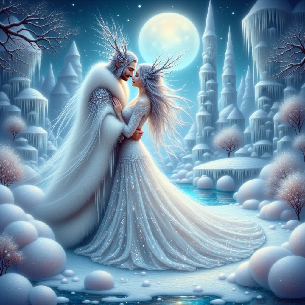 Elves Dancing on a Frozen Lake