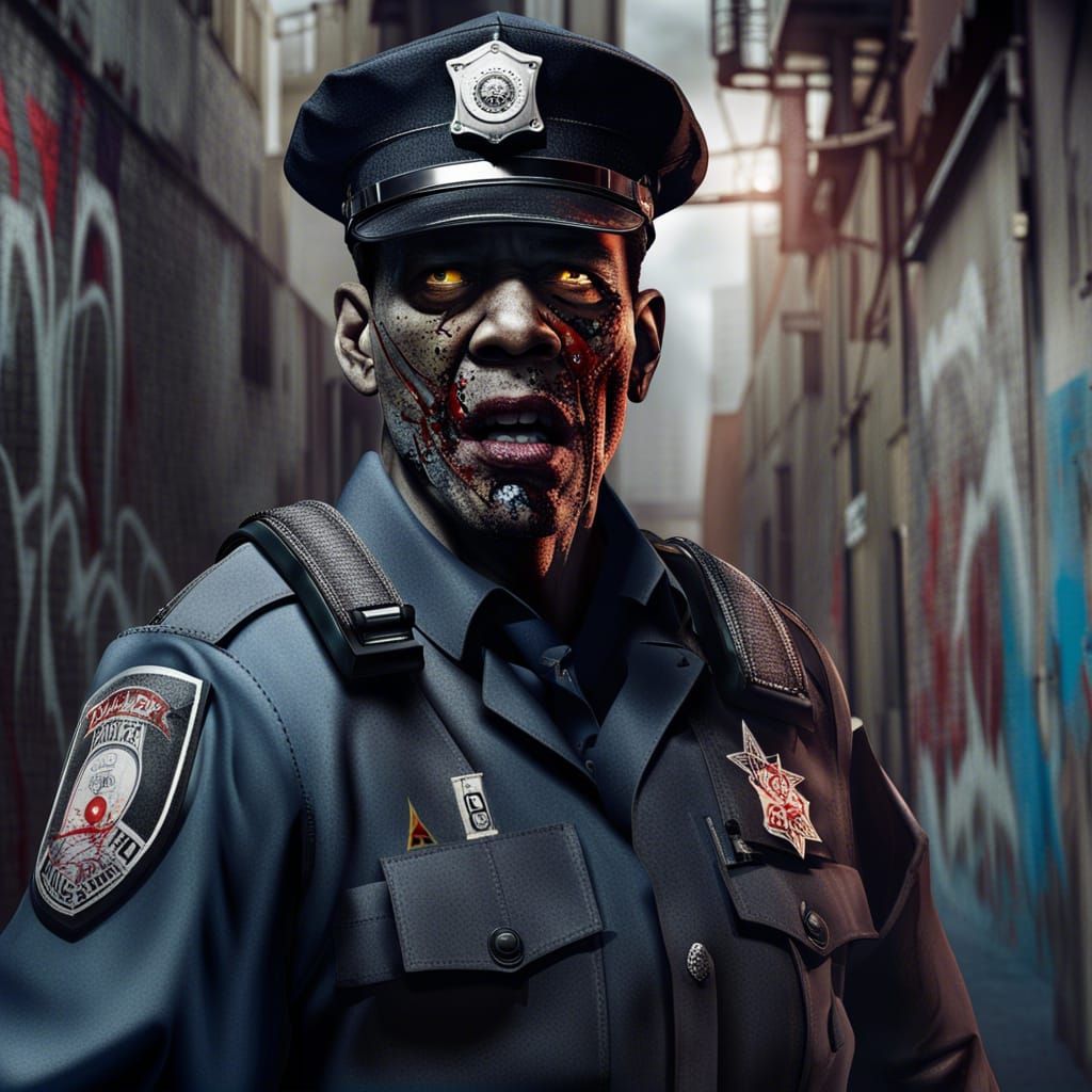 Zombie Police Officer IV