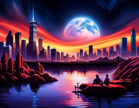 Gremlins 2 Character in Cosmic Storm: 3D Render