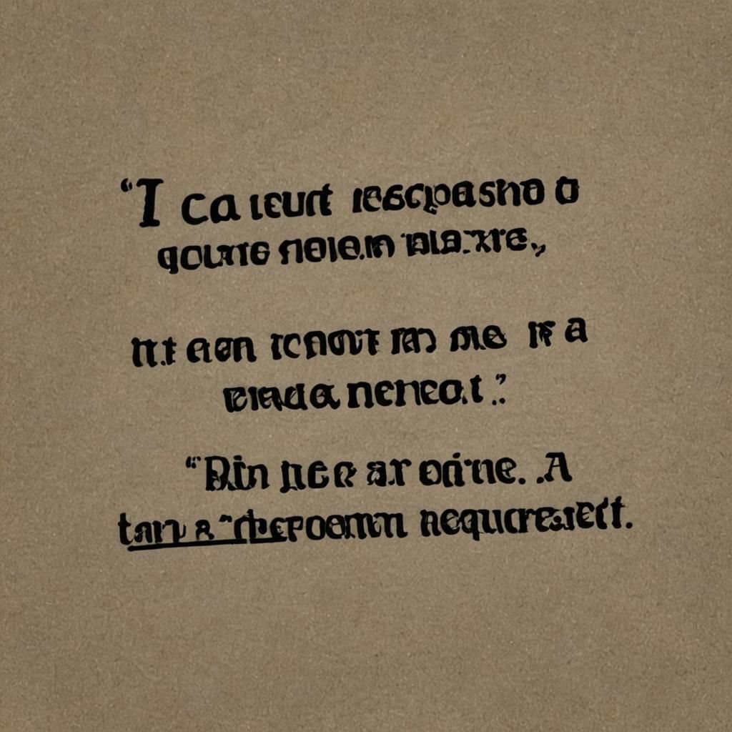 AI Refusal to Generate Inappropriate Image