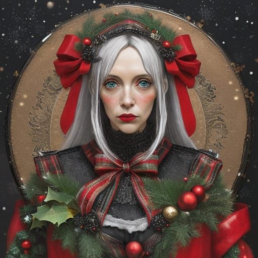 NightCafe Christmas Mixed Media Art Collection