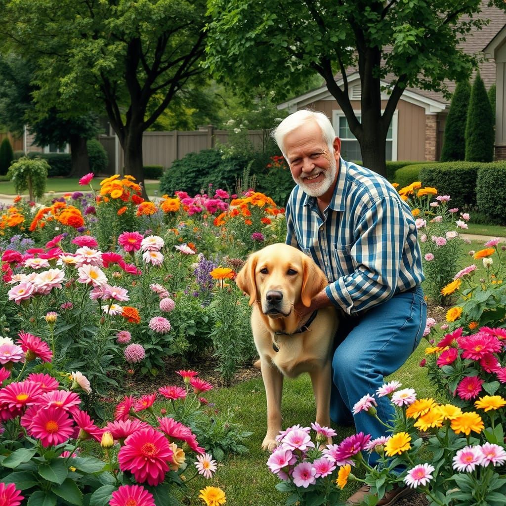 Larry's Garden: A Whimsical Tulsa Scene