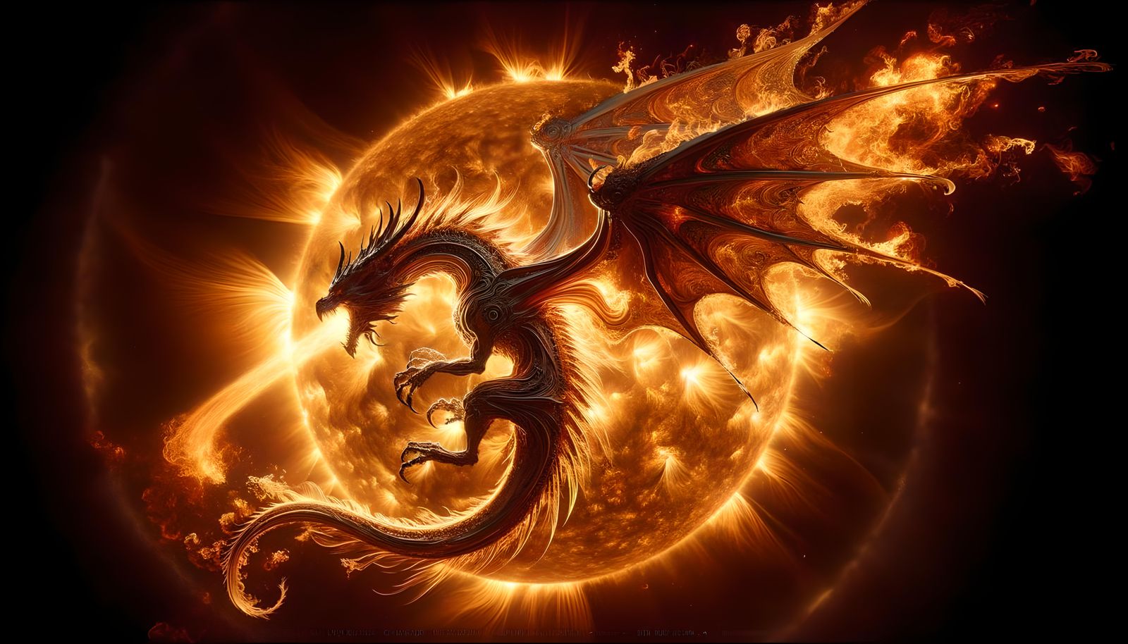The Solar Flares of Dragon Scales