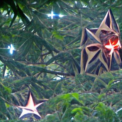 Neutron Star Glimpse Through Forest Canopy