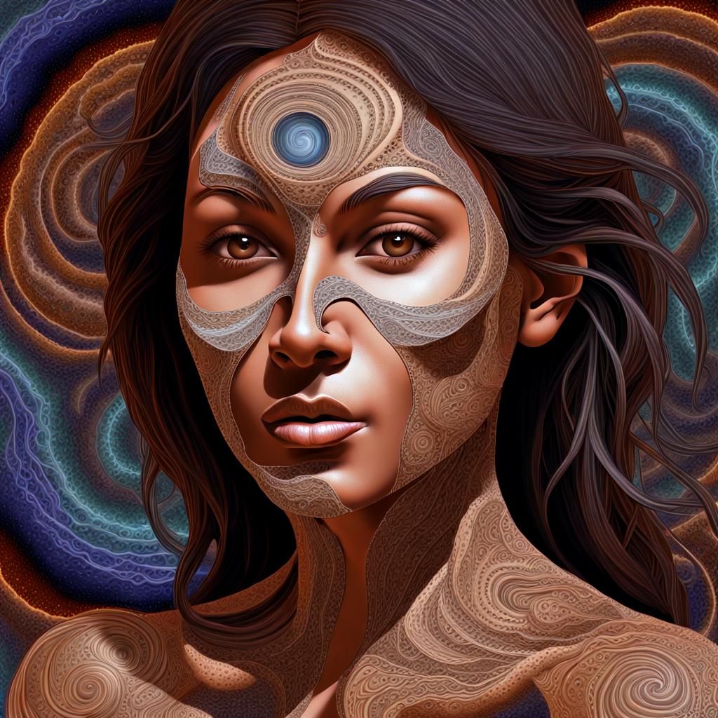 Mother of Creation: Aboriginal Fractal Art in 3D