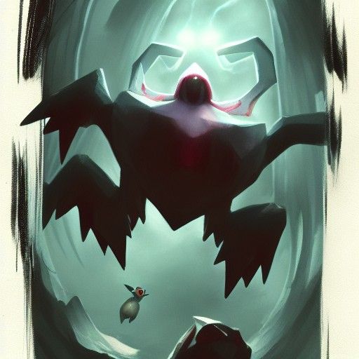Sinister Pokemon Artwork in Fantasy Style
