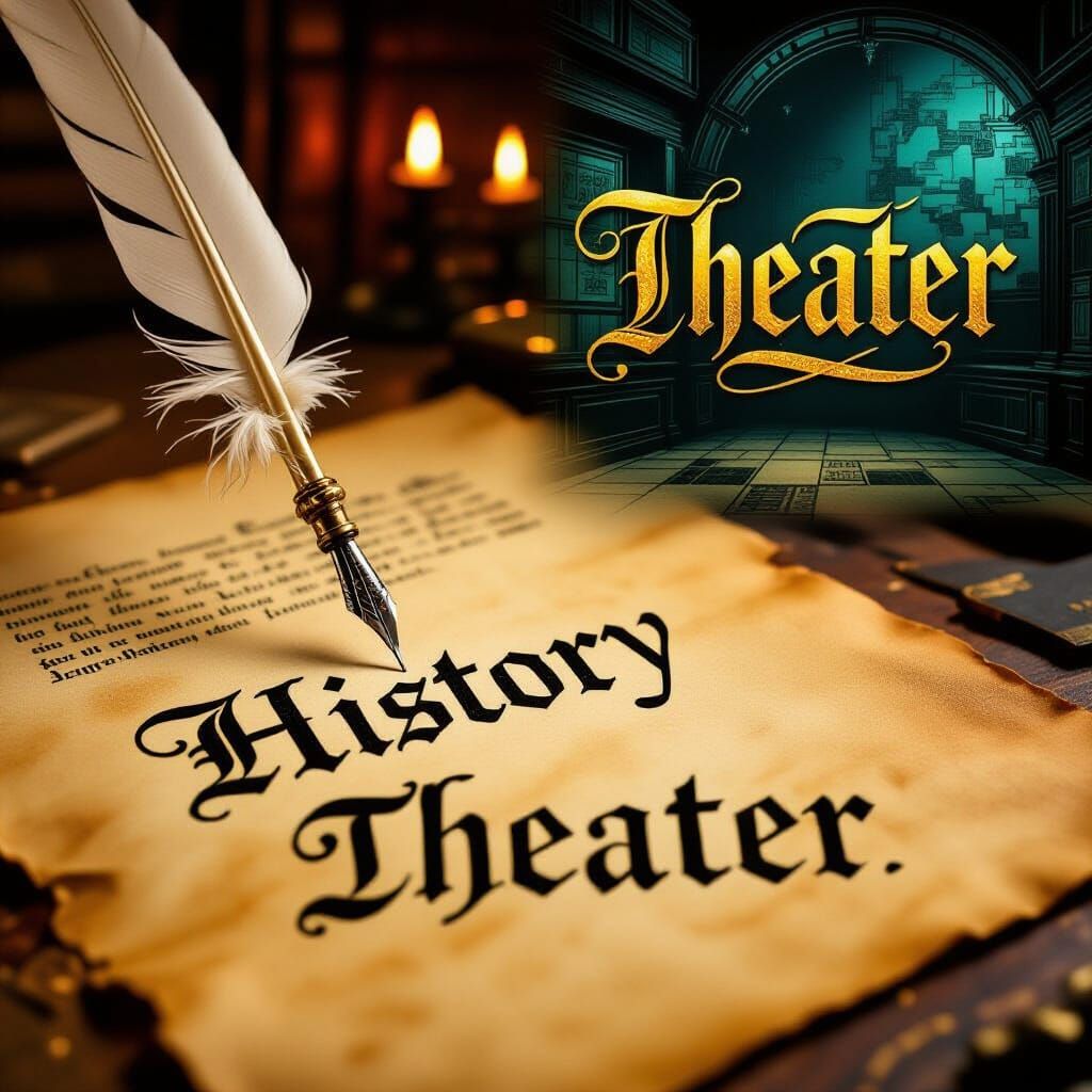 History Meets Theater: Illuminated Manuscript Style