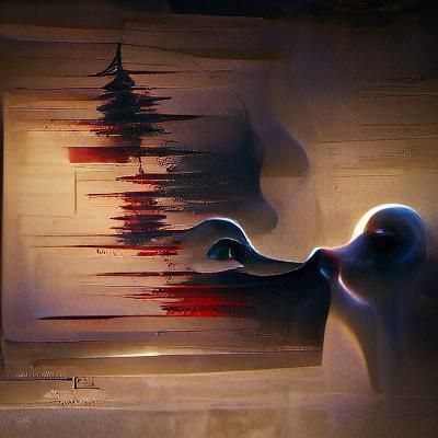 Sinister Silent Landscape Inspired by Dark Fantasy Art