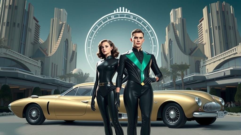 1940s retrofuturism for 21st Century. 2025.