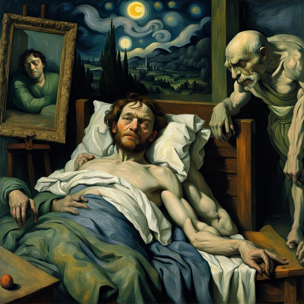 Nightmarish Dreamscape Inspired by Art Masters