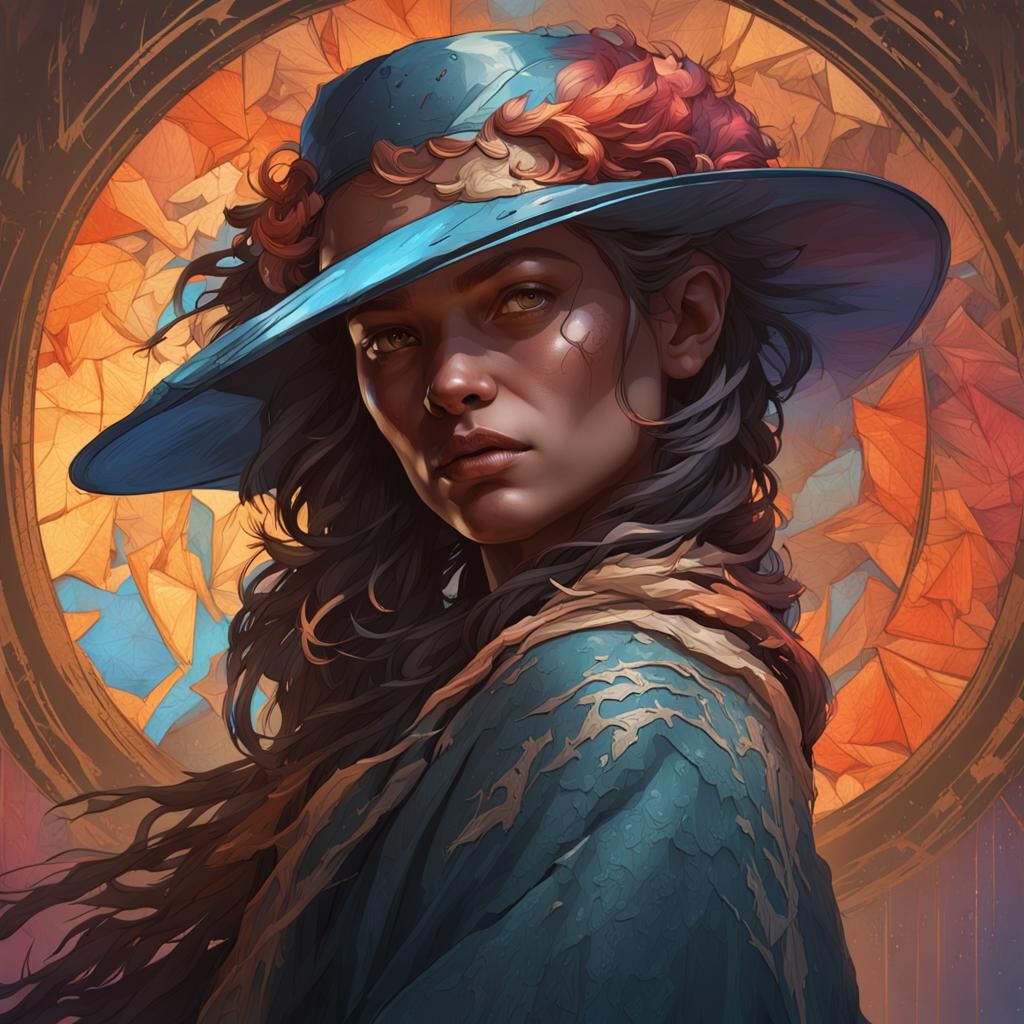 Unforgiven, head and shoulders portrait, 8k resolution concept art portrait by Greg Rutkowski, Artgerm, WLOP, Alphonse M...