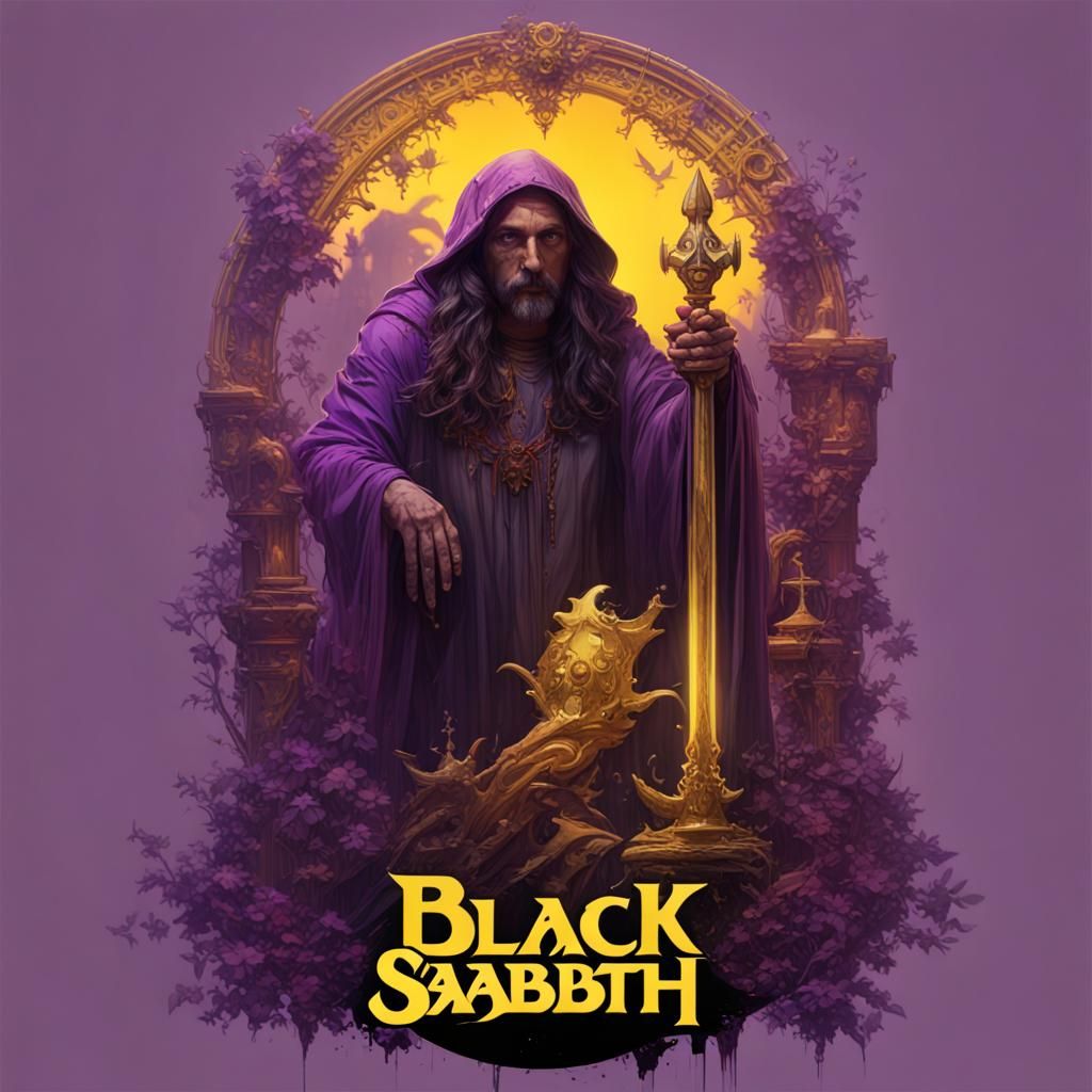 Black Sabbath Dark Fantasy Concept Art