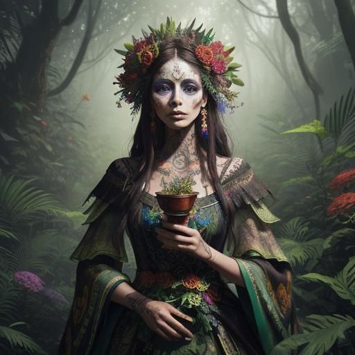 Day of the Dead Artwork in Fantasy Style