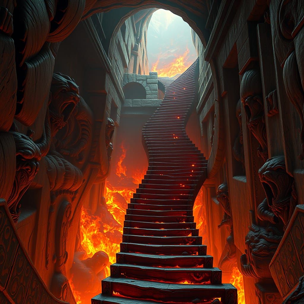 Epic Descent into a Fiery Abyss