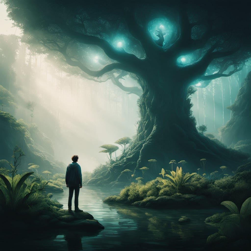 A Healer's Sanctuary: Human and Nature Unite in Harmony