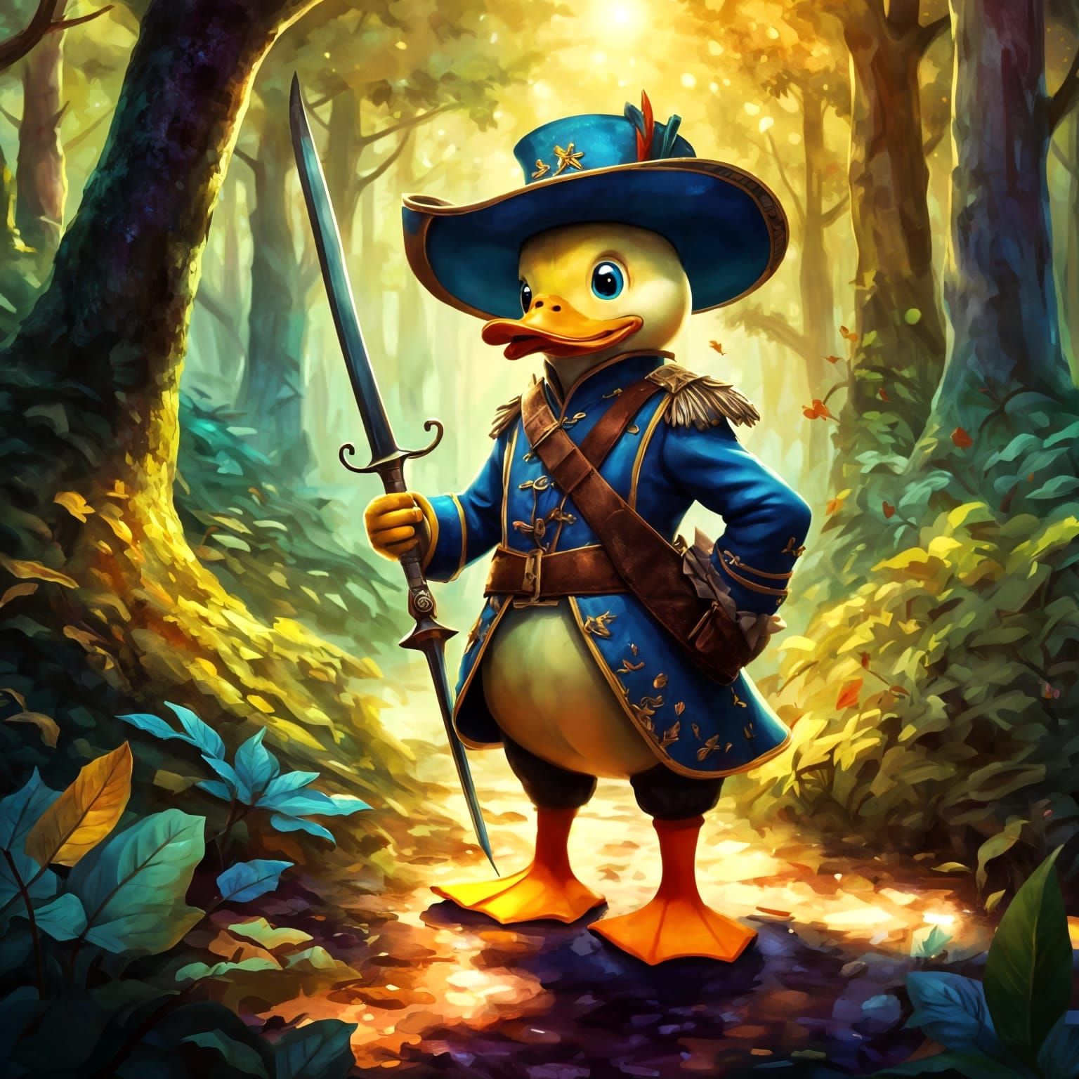 The great adventures of the Ducketeer