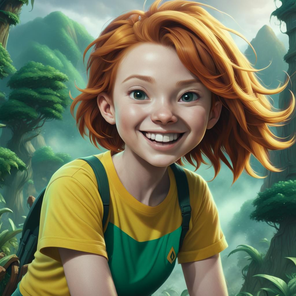 Misty Close-Up from Pokémon Movie: Digital Painting