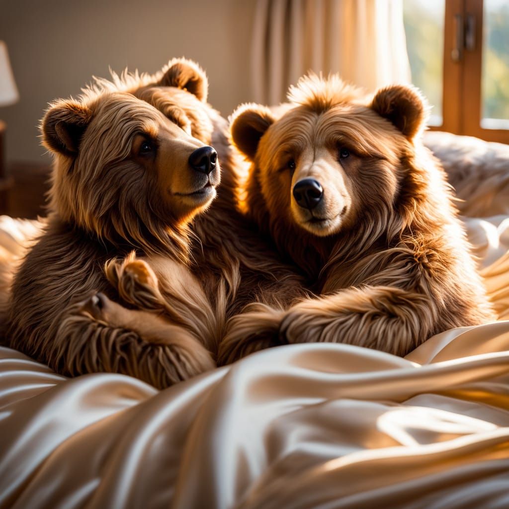 Bear Hug in Silk
