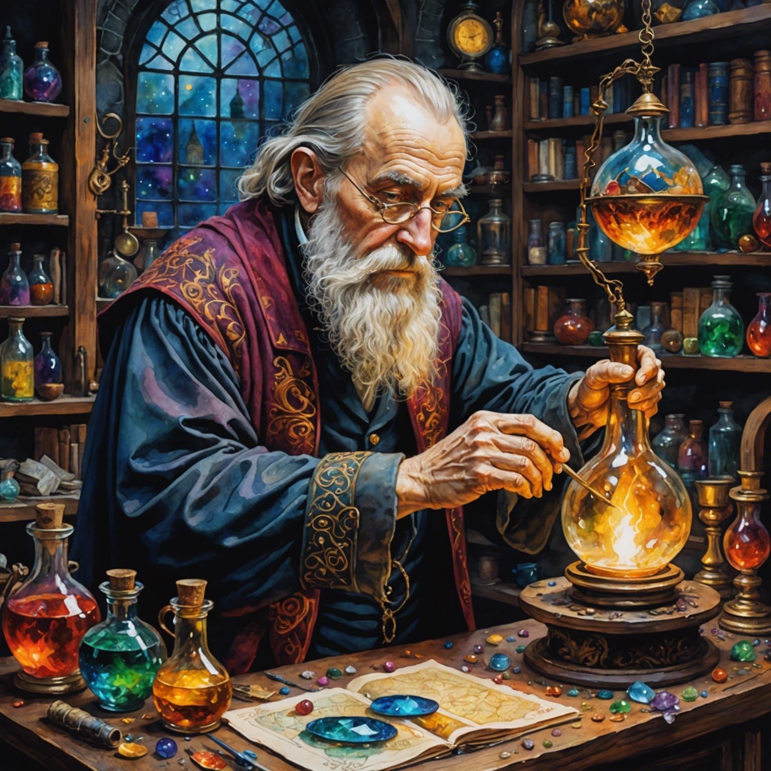 Alchemist's Quest for the Philosopher's Stone