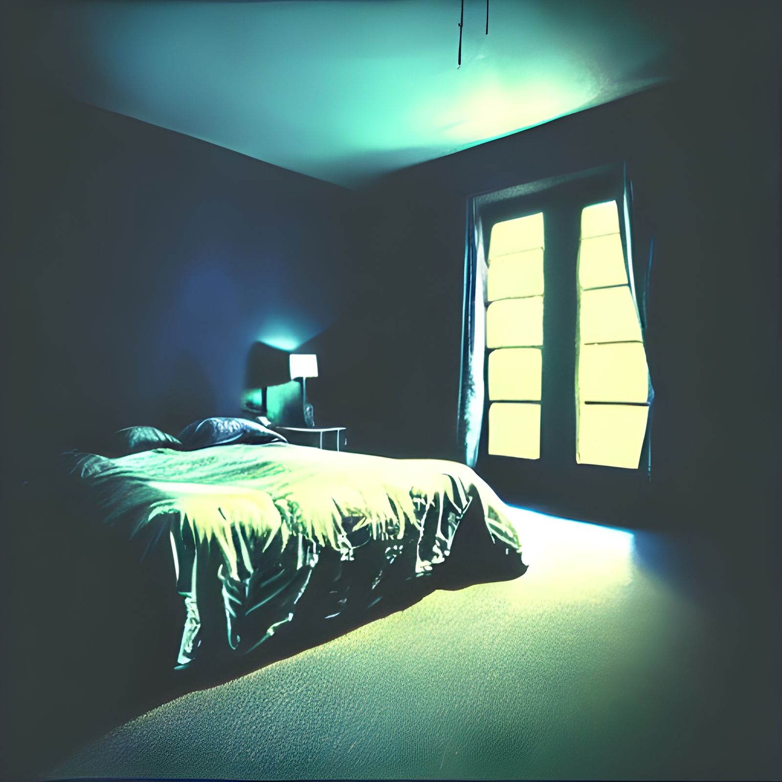 Nightmarish Bedroom in Wrightson Style