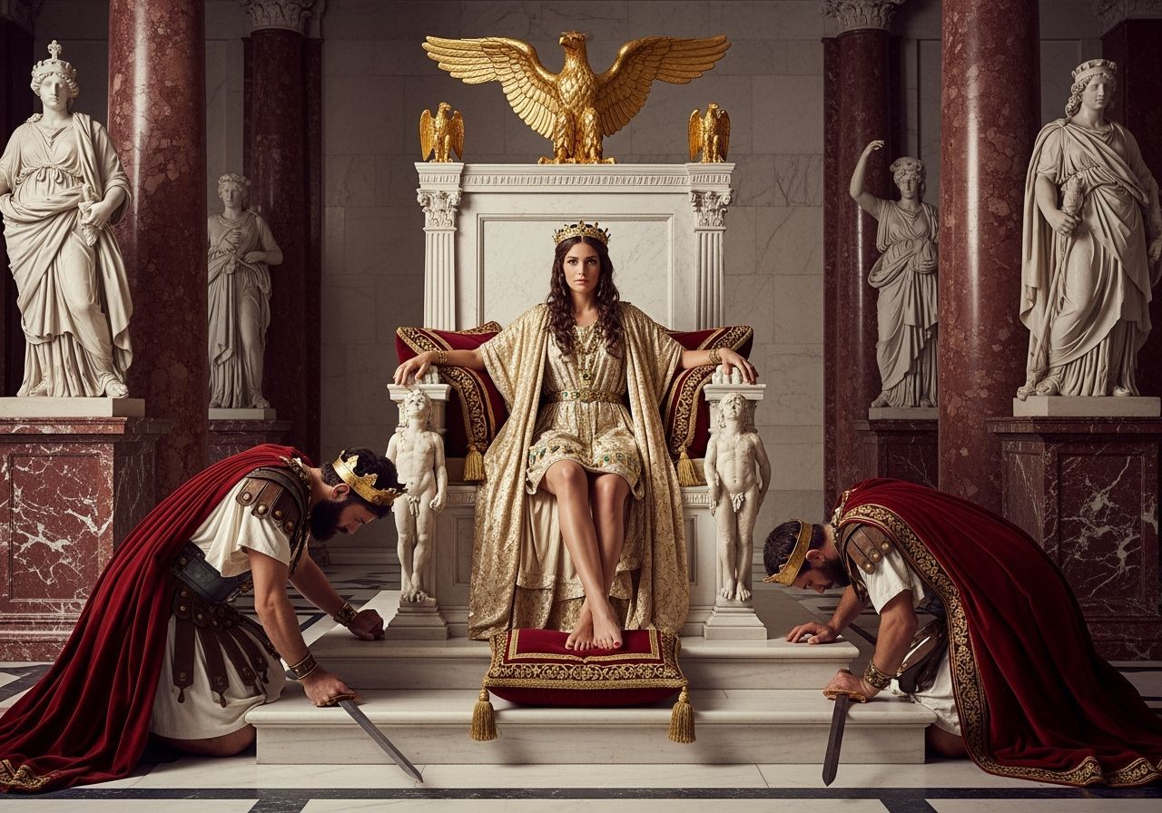 Empress Messalina on her Emerald Throne