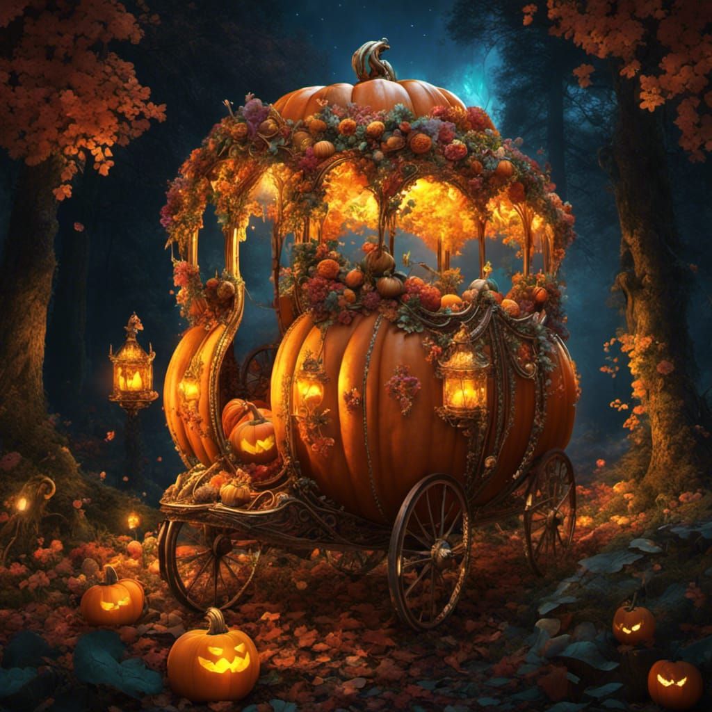 Pumpkin carriage