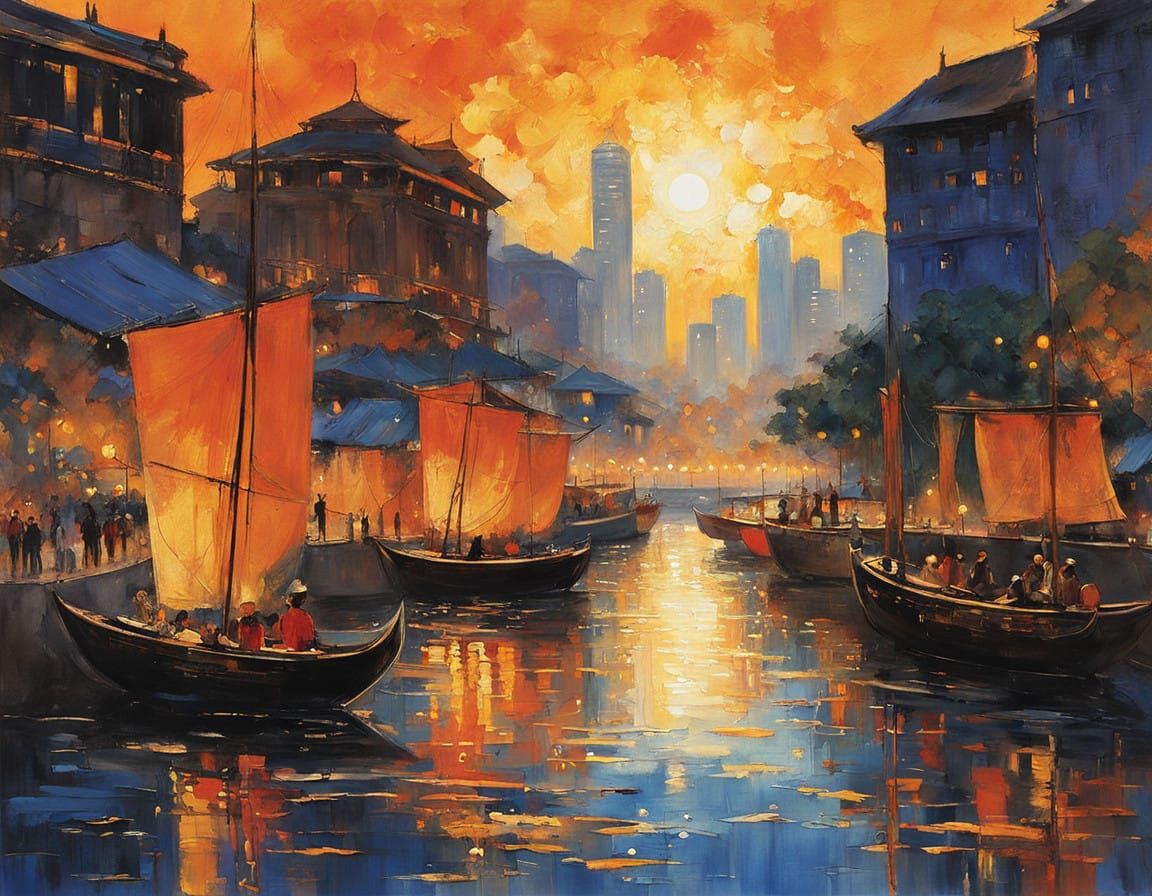 Ethereal Manila Dusk Panorama