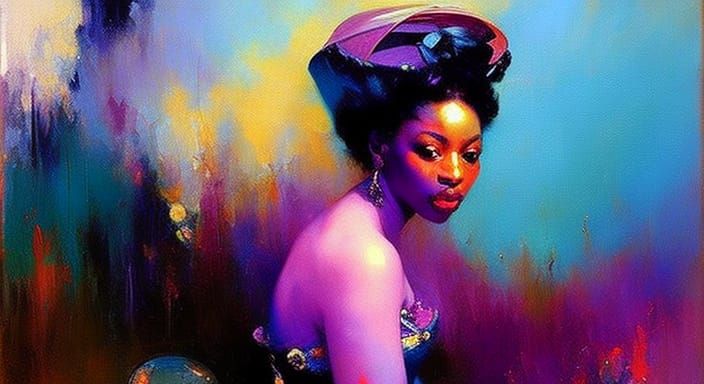 Mood Indigo: Post-Painterly Abstraction in Dark Colors