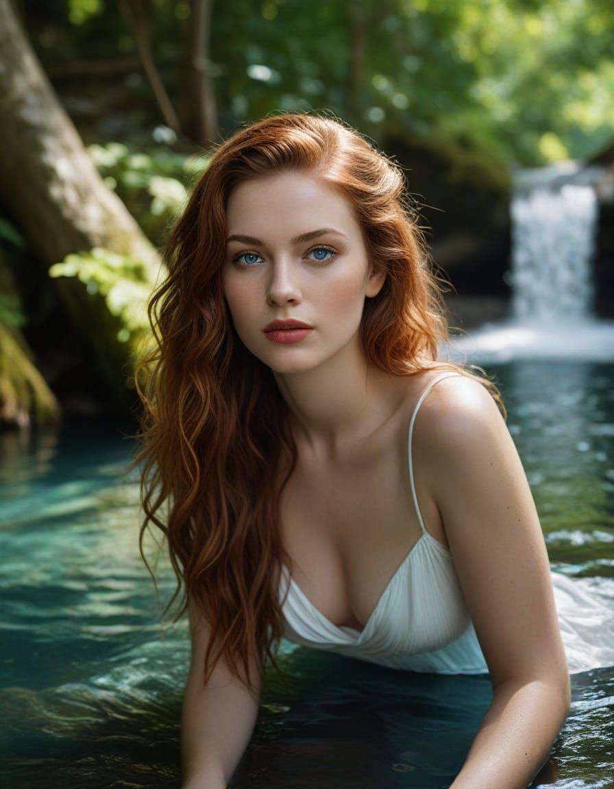 *A full-figure, ultra-realistic 4K portrait of a beautiful w...