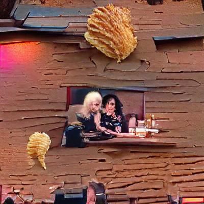 Dolly Parton and Siouxsie Sioux at Outback