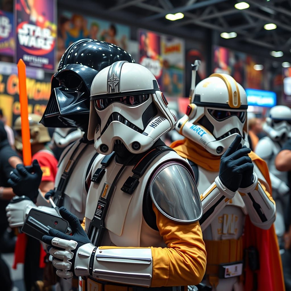 Galactic Cosplayers Unite in Vibrant STAR WARS Celebration