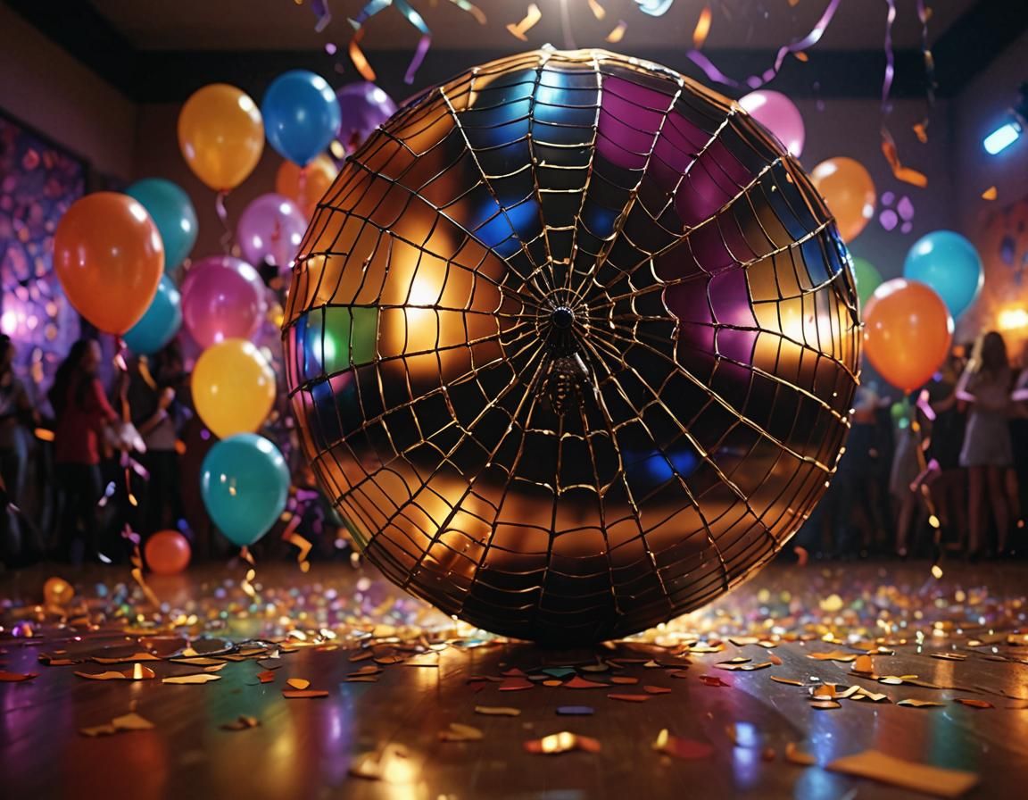 Halloween Creatures at High School Dance