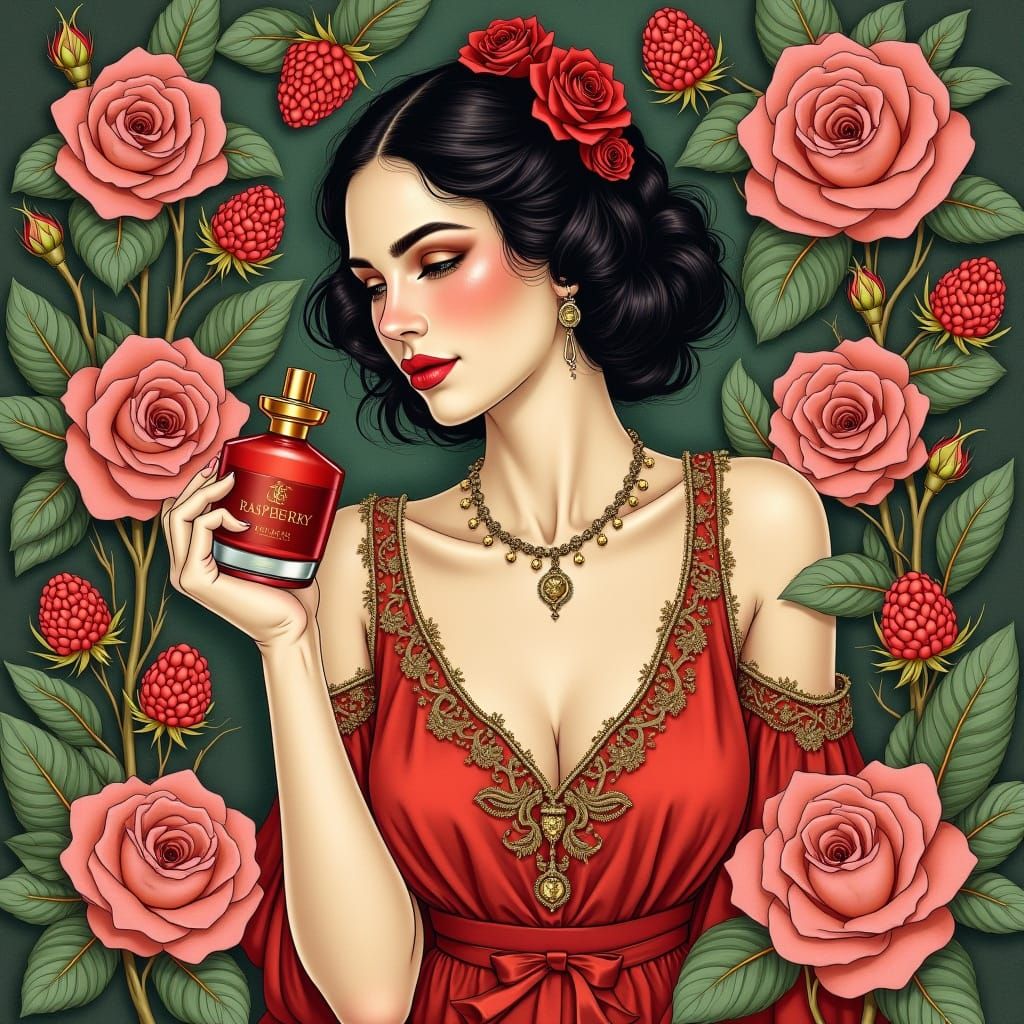 a fragrance named 'Velvet Raspberry'.