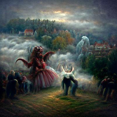 Devil's Last Dance: A Hyperdetailed Ethereal Fantasy