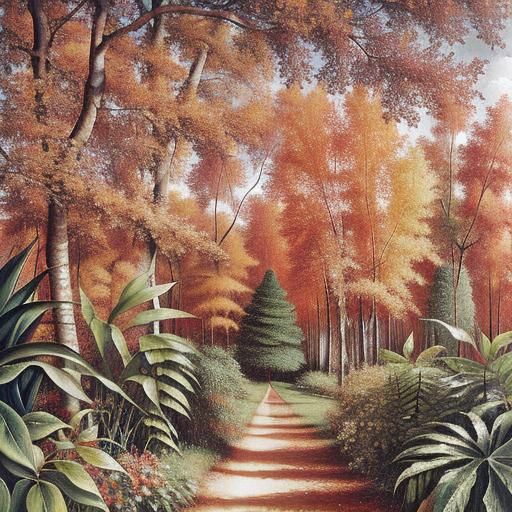 Photorealistic Masterpiece in Henri Rousseau Style